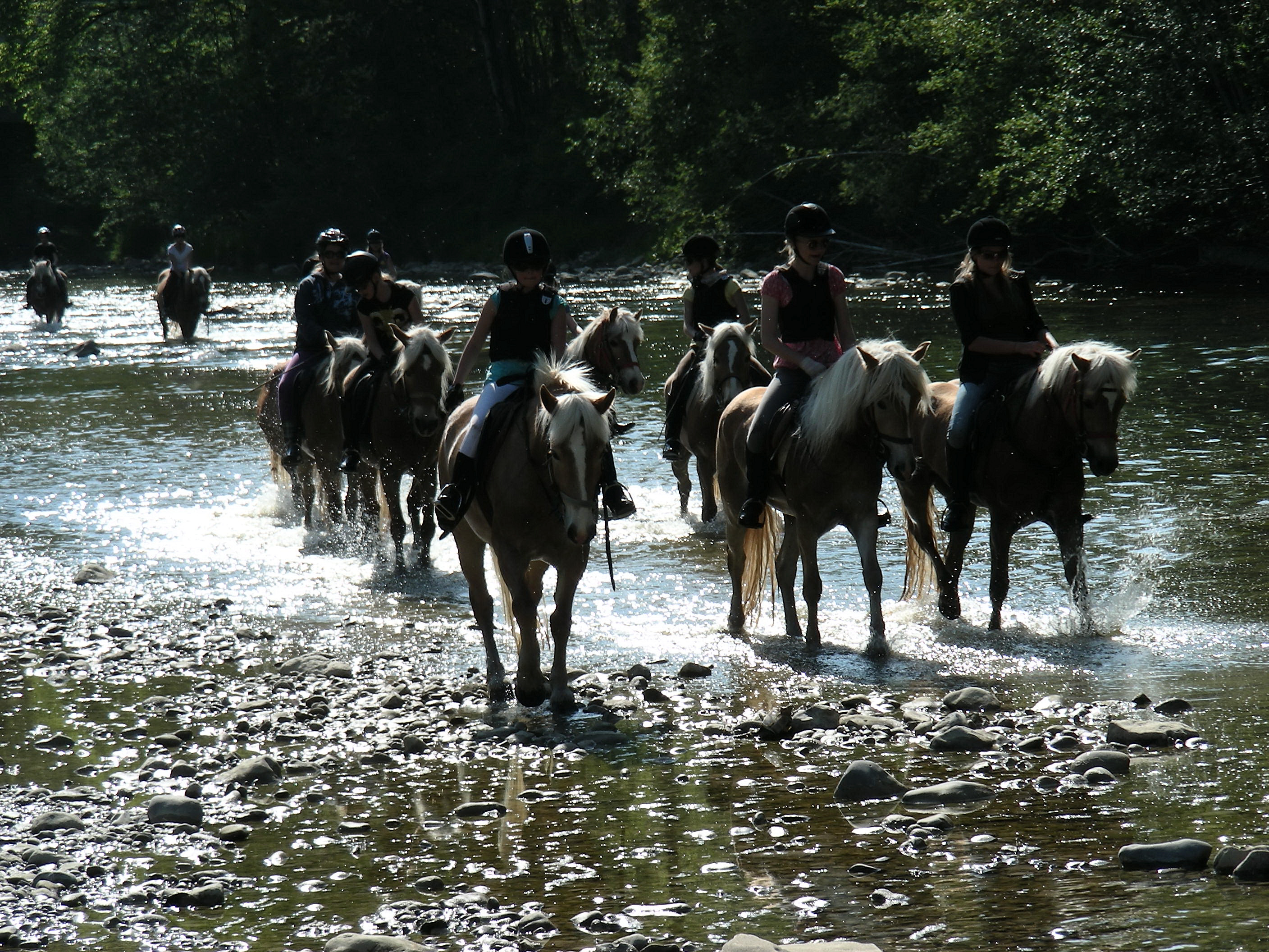 Ausreiten im Reitlager Tannnacker. Das Abenteuer ruft.